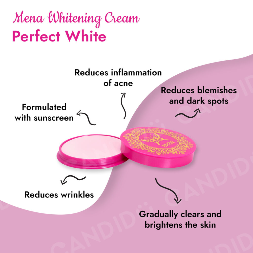 Mena Whitening Cream Before And After Mena Whitening Cream Perfect White - CandidU