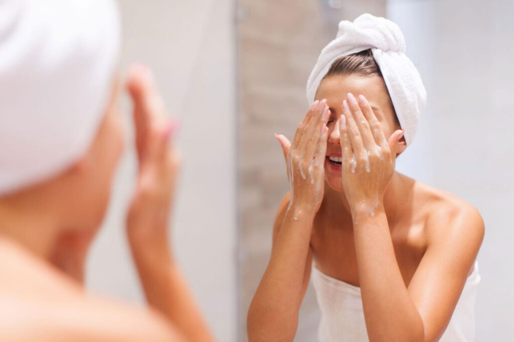 not washing your face will cause acne