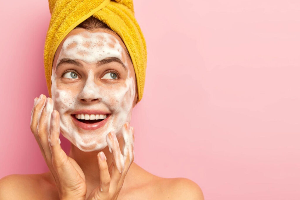 right facial cleanser